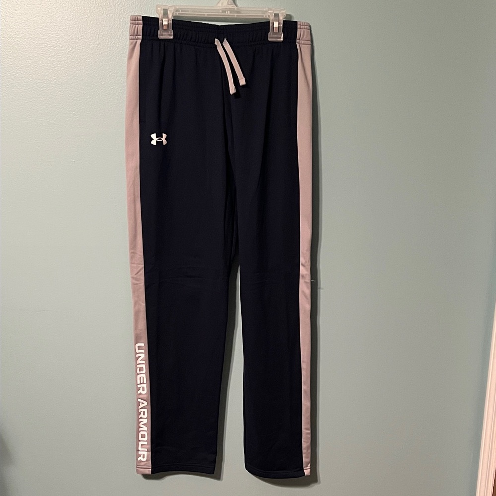 Under Armour Kids Navy and Gray Joggers